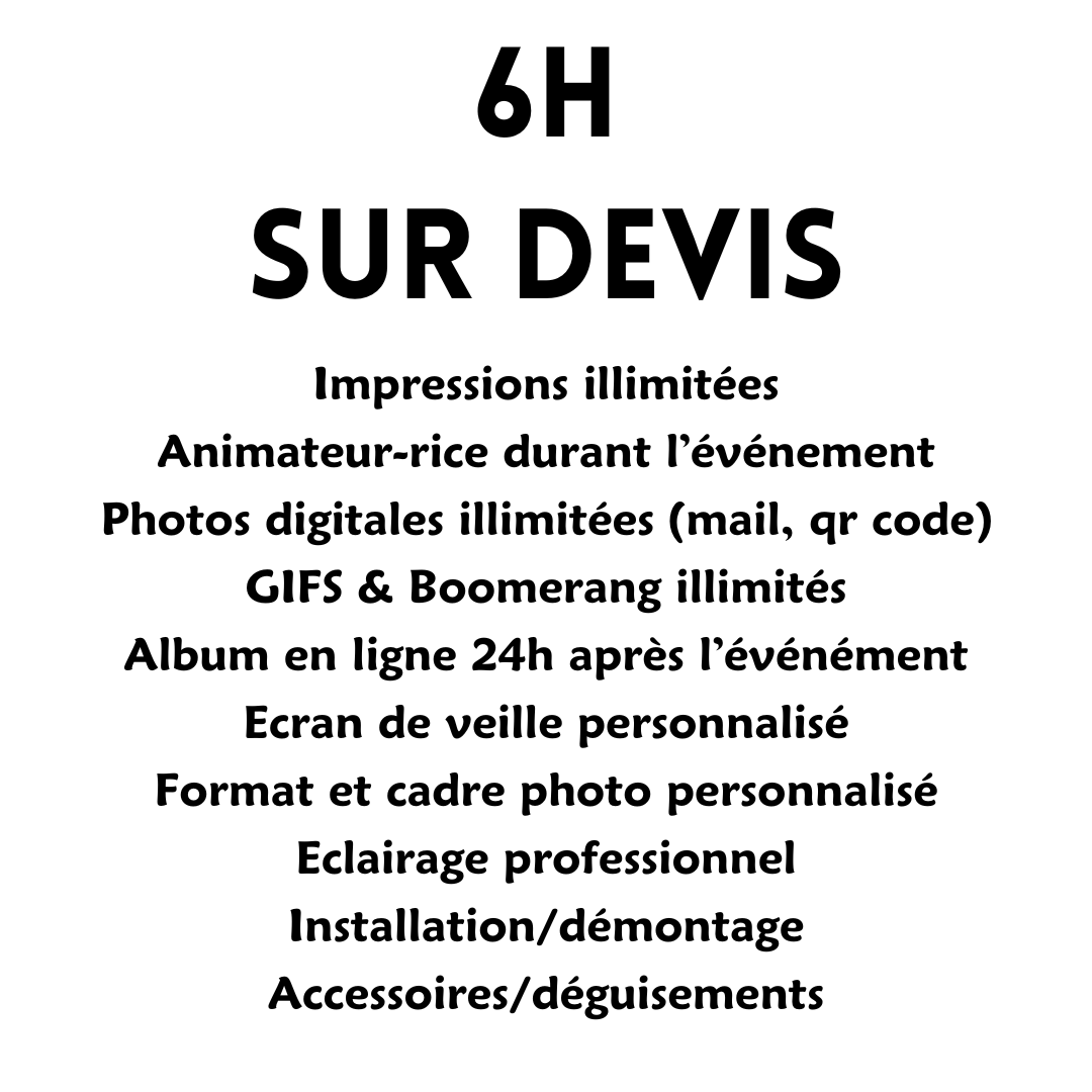 Pack Néon 6h